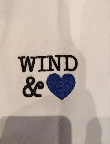 Wind and Sea 하트 로고 티셔츠