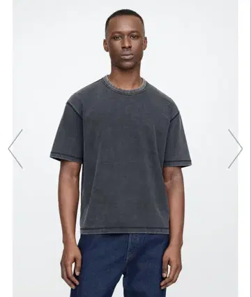 GAP HEAVYWEIGHT TEE 다크 그레이 S 사이즈