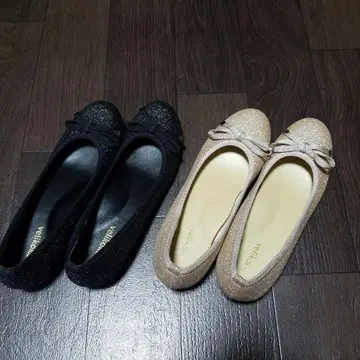 베리코코 글리터 발레 슈즈 2색 세트
