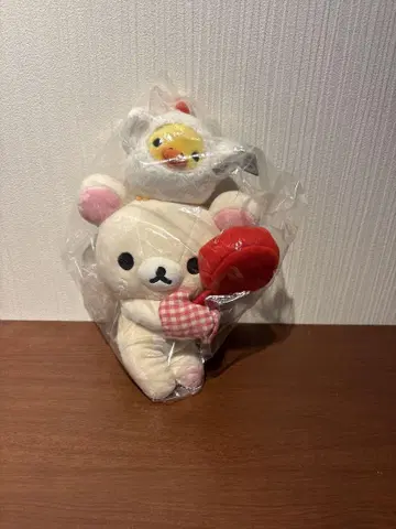 리락쿠마 코리락쿠마 키이로이토리 모아서 봉제 인형 계란 시리즈