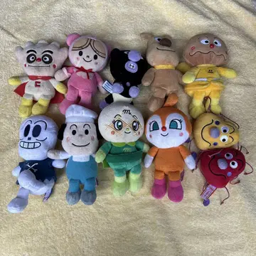 호빵맨 봉제 인형 세트