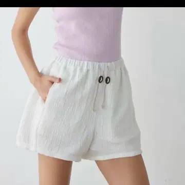 ALEXIA STAM Cozy Cotton 거즈 숏팬츠