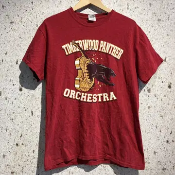 TIMBERWOOD PANTHER ORCHESTRA 프린트 티셔츠