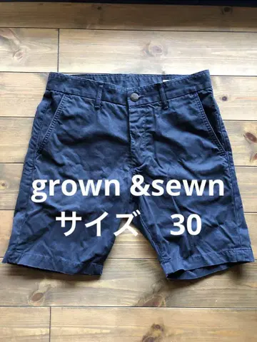 grown &sewn 하프 팬츠