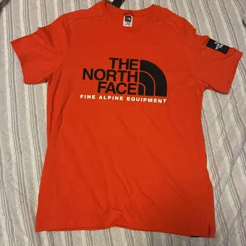 THE NORTH FACE 오렌지 티셔츠 M 사이즈