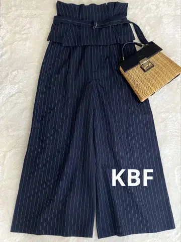 KBF 코르셋 와이드 팬츠 와이드 벨트 FREE