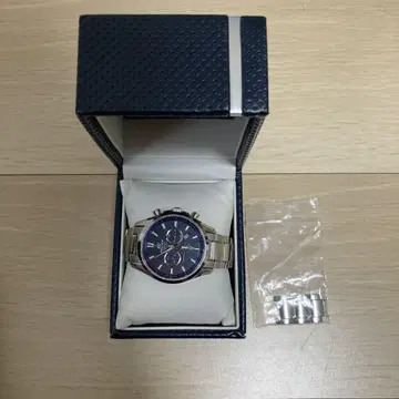 EDIFICE 크로노그래프 손목시계 네이비