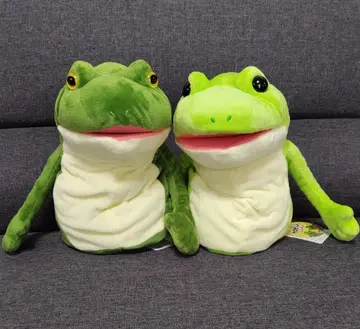 오토보케 케로퐁 핸드 퍼펫 봉제 인형 2종 세트