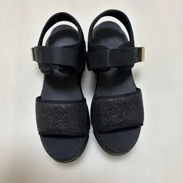 ABC-MART 볼륨 글리터 샌들 BLACK 사이즈 XL