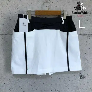 Black&White [L] 블랙&화이트 스커트, 이너 포함/L