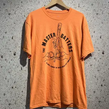 00s THE MASTER BATTERS 프린트 티셔츠