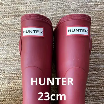 HUNTER 헌터 레인부츠 장화 23cm