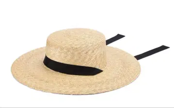 다나카 모자점 밀짚 캉캉 모자 세실 밀짚모자 미사용
