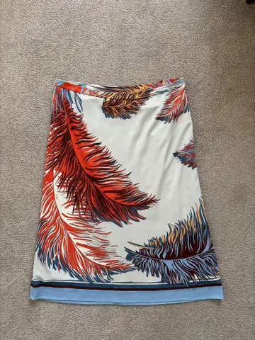 [새상품급] EMILIO PUCCI 잎사귀 패턴 타이트 스커트