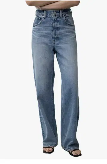 아줄바이마우지 AZUL DENIM 하이 웨스트 와이드 데님