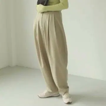 TODAYFUL Highwaist Tuck Trousers natural