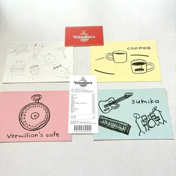 sumika Vermillion's cafe 엽서 세트