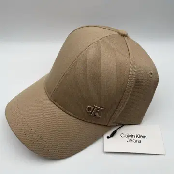 Calvin Klein Jeans 로고 카멜 캡 CK 로고