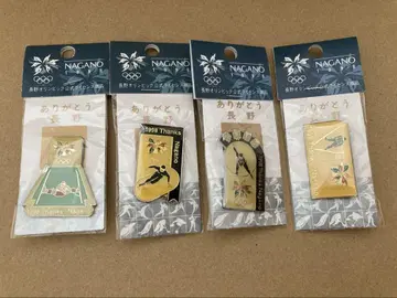 나가노 올림픽 감사합니다 나가노 핀 배지