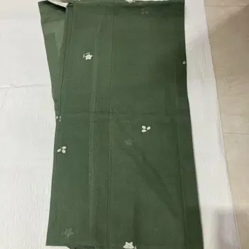 여름 아이템 문사 순수 실크 그린 컬러 꽃무늬 코몬 기모노 손으로 그린