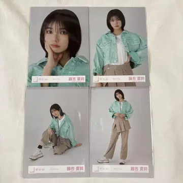 사쿠라자카46 후지요시 카린 브로마이드 컬러 데님 컴프