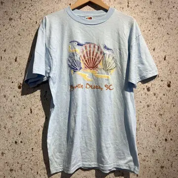 00s Myrtle Beach 아트 프린트 티셔츠 빈티지