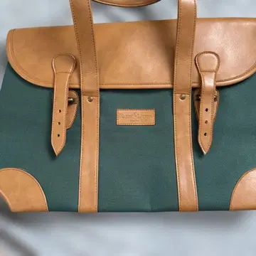 Ralph Lauren 토트백 그린/베이지