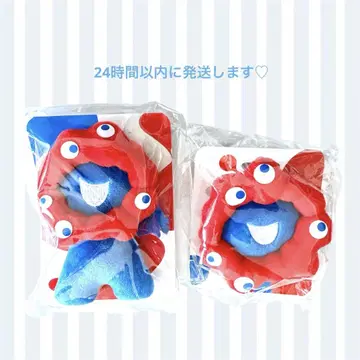 오사카 간사이 엑스포 2025 미야쿠미야쿠 봉제 인형 배지 2개 세트