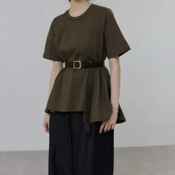 ADAM ET ROPE' [지속가능성] 아지메 플레어 풀오버