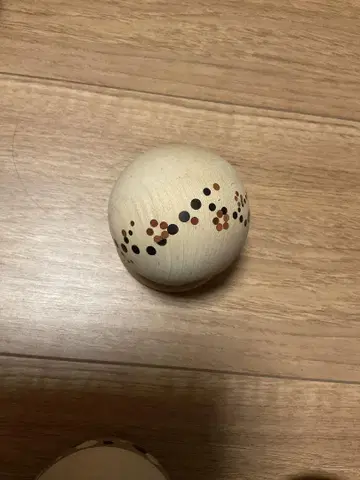 켄다마 벚꽃 무늬 공만