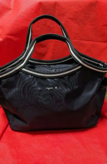 아녜스 베 Voyage 블랙 토트백