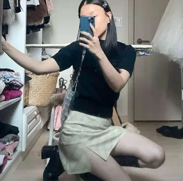 the Virgins argyle check 스커트 스커트