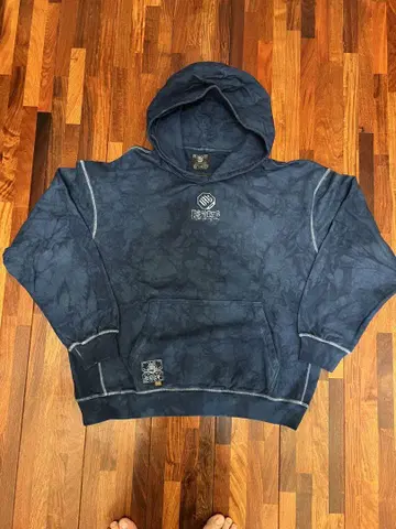 LI-NING BADFIVE 다크 블루 후드티 2XL
