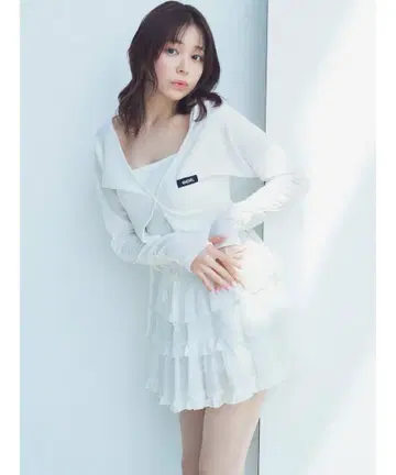 SNIDEL UV 컷 볼레로/워셔블 화이트 SWGG252658
