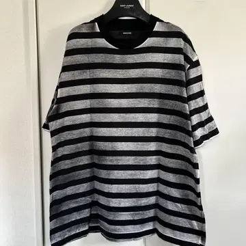 25ss 마인 데님 보더 티셔츠 L 새상품급