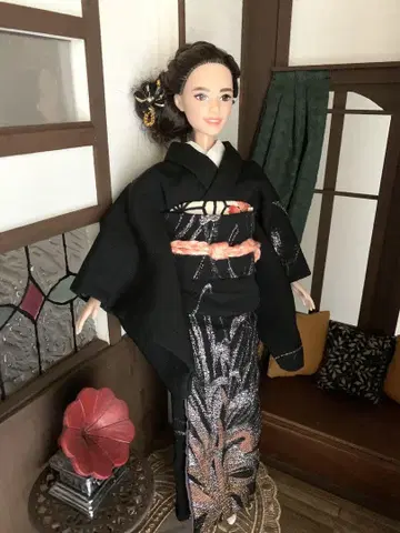 바비 인형과 기모노