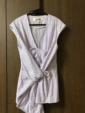 Diane von Furstenberg 스트라이프 슬리브리스 S