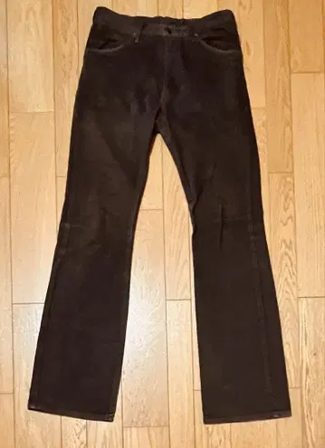 Wrangler 랭글러 데님 부츠컷 사이즈 33 일본제 브라운