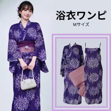 유카타 원피스 M 사이즈 오비 포함