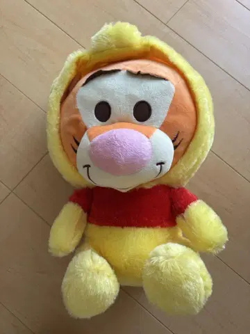 디즈니 티거 푸우 후드 부착 봉제 인형