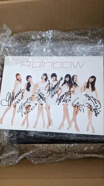 RAINBOW 사인 CD 3장 k pop