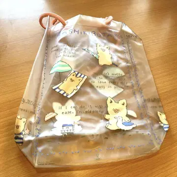 산리오 자시키부타 레어 비닐 백 쇼와 레트로