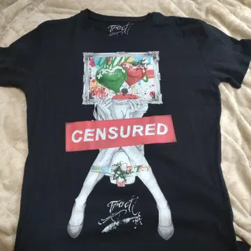 Tracti CENSORED 셔츠