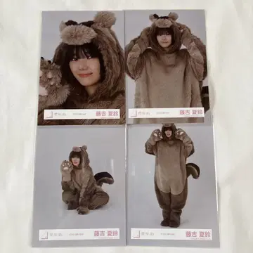 사쿠라자카46 후지요시 카린 브로마이드 동물 인형옷 컴프