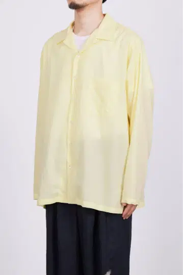 markaware 오가닉 페루 피마 코튼 론 오픈 카라 셔츠 2