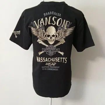 VANSON ROADRACER 블랙 티셔츠 여성용