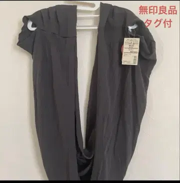 무인양품 UV 차단 강연 볼레로 스톨 다크 그레이 오가닉 코튼