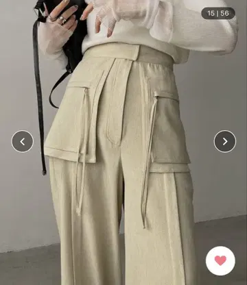 capricieux le'mage C.L 스커트 레이어드 팬츠 베이지