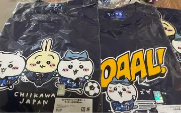치이카와 (먼작귀) 티셔츠 핸드 타월 축구 일본 대표 ver.