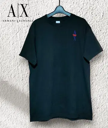 A|X 아르마니 익스체인지 자수 로고 티셔츠 '00'